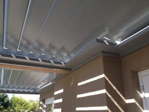 HV Aluminium Eclipse Opening Roof System with Flat Louvres