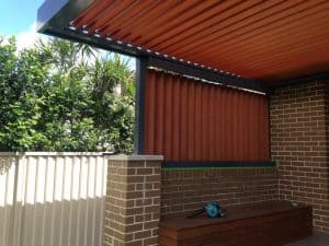 HV Aluminium Eclipse Opening Roof System with Flat Louvres