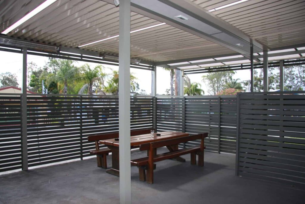 Wangi Wangi Hotel, Priva Screen, Eclipse Opening Roof System, HV Aluminium