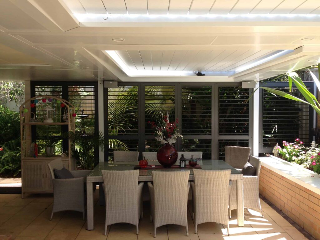 Privacy Slats for Outdoor Rooms