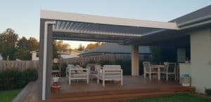 Patio with Eclipse Opening Roof by HV Aluminium Newcastle