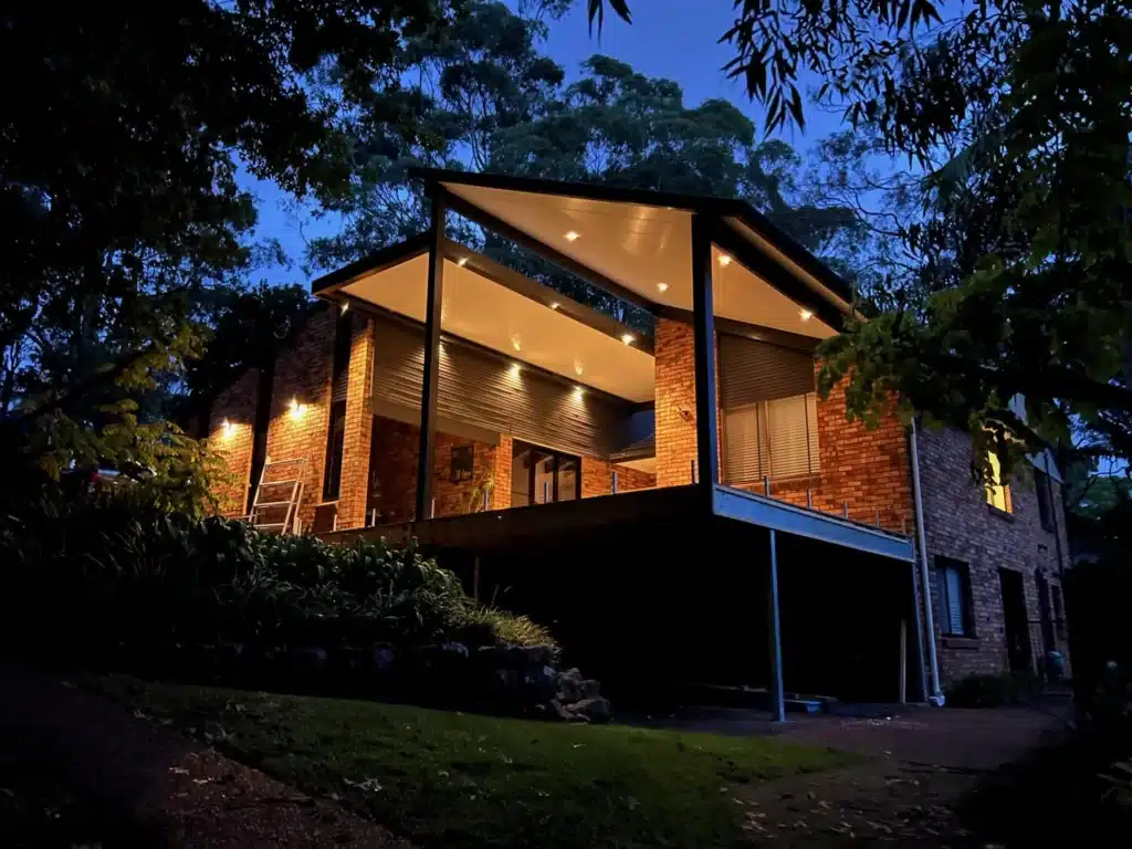 Custom-built Eclipse Opening Roof with LED lights.