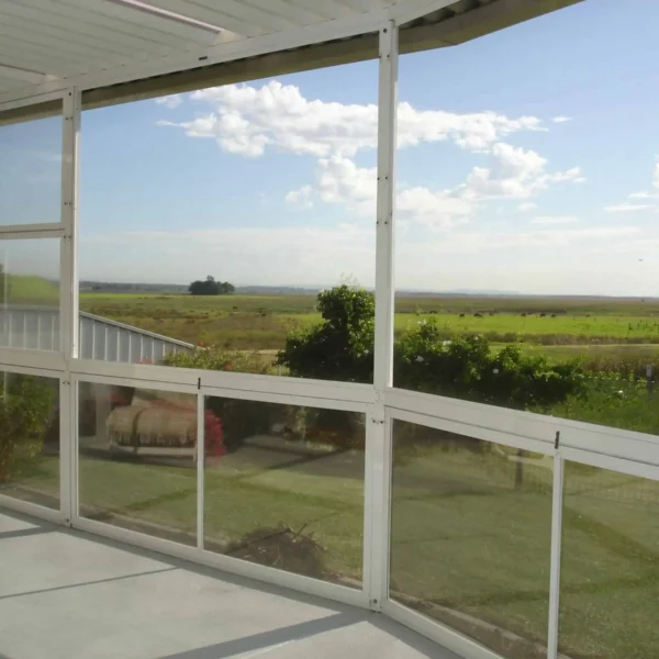 Weather beaters designed, manufactured and installed by HV Aluminium.